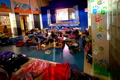 scuola Bainsizza evento notturno