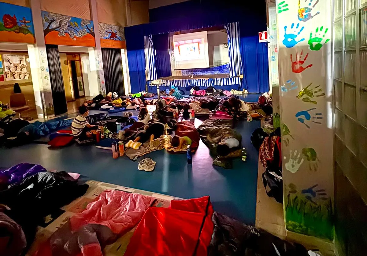 scuola Bainsizza evento notturno