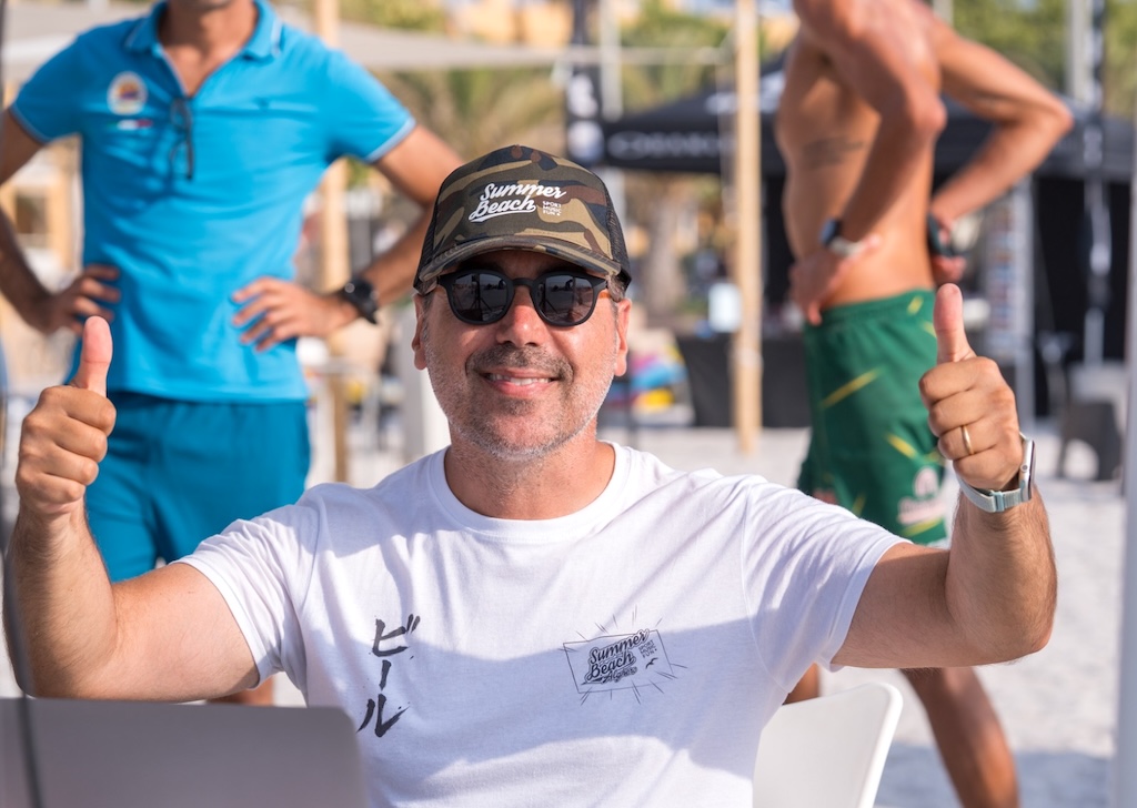 Giuseppe Baratta sorridente al Summer Beach di Alghero 2026
