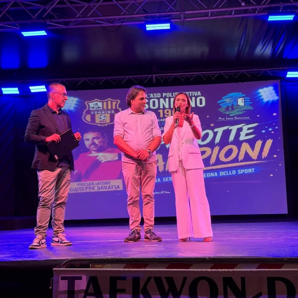 Sonnino Una Notte da Campioni con Giuseppe Baratta speaker